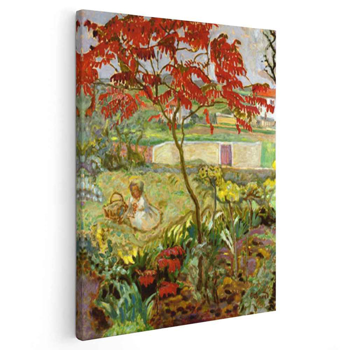 Garden with Red Tree (1909) by Pierre Bonnard