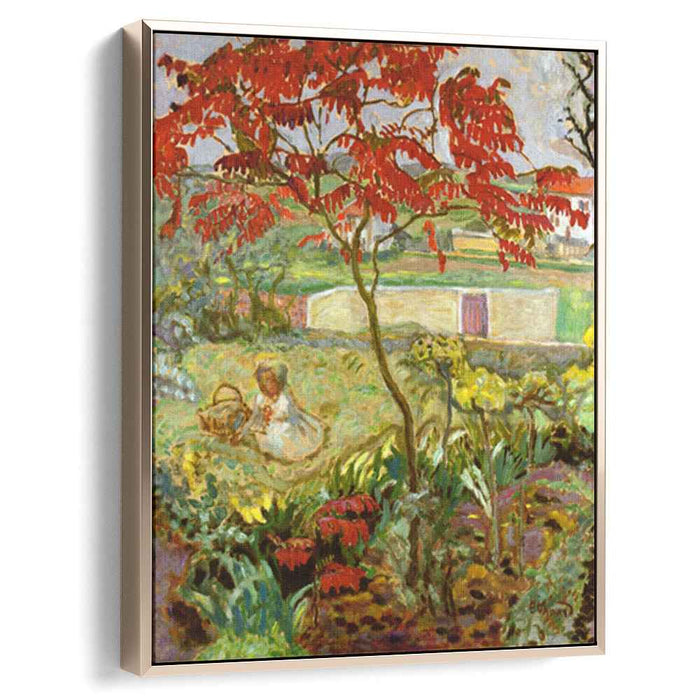 Garden with Red Tree (1909) by Pierre Bonnard