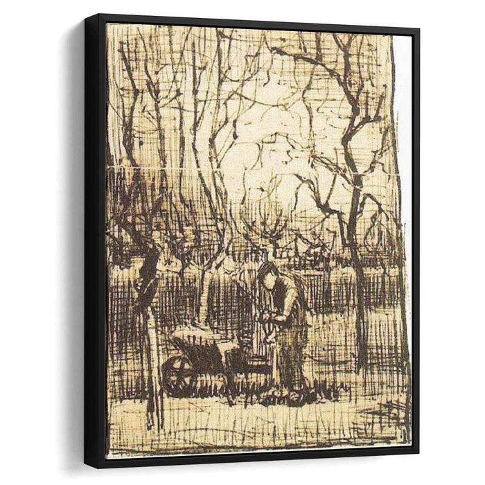 Gardener with a Wheelbarrow (1884) by Vincent van Gogh