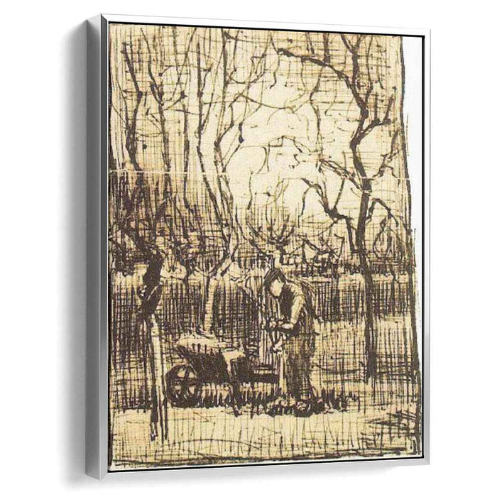 Gardener with a Wheelbarrow (1884) by Vincent van Gogh