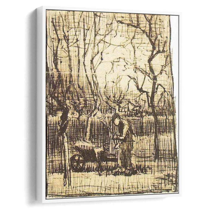 Gardener with a Wheelbarrow (1884) by Vincent van Gogh