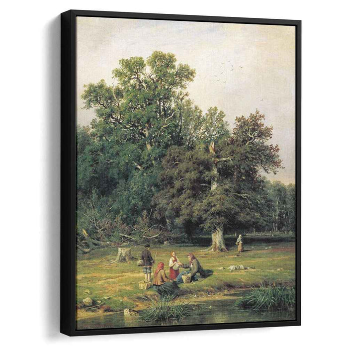 Gathering Mushrooms (1870) by Ivan Shishkin