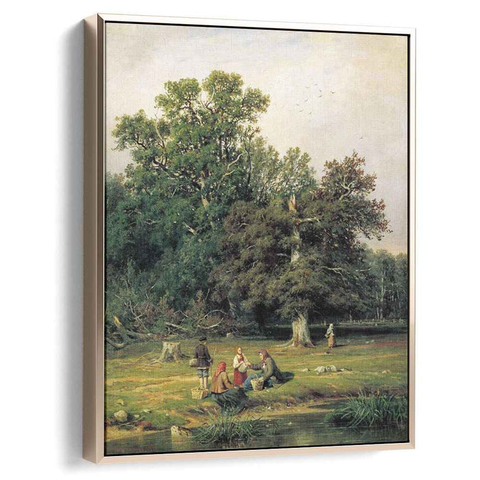 Gathering Mushrooms (1870) by Ivan Shishkin