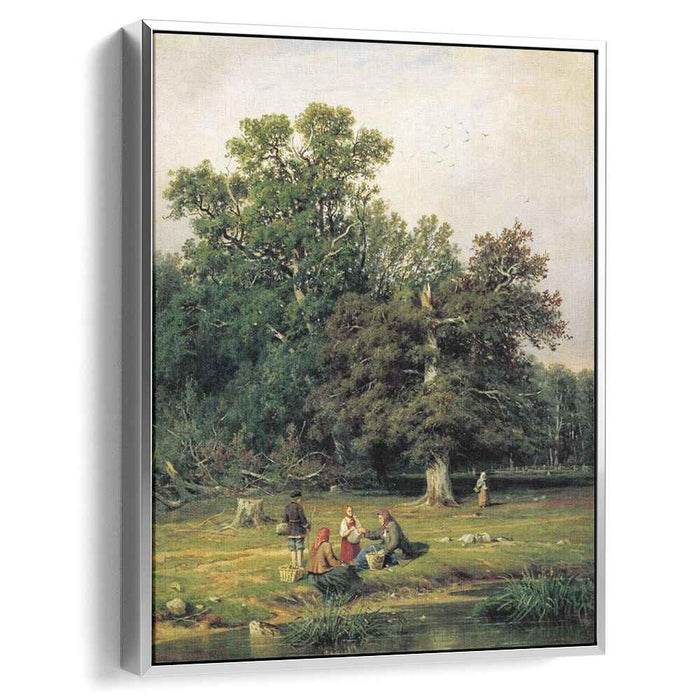 Gathering Mushrooms (1870) by Ivan Shishkin