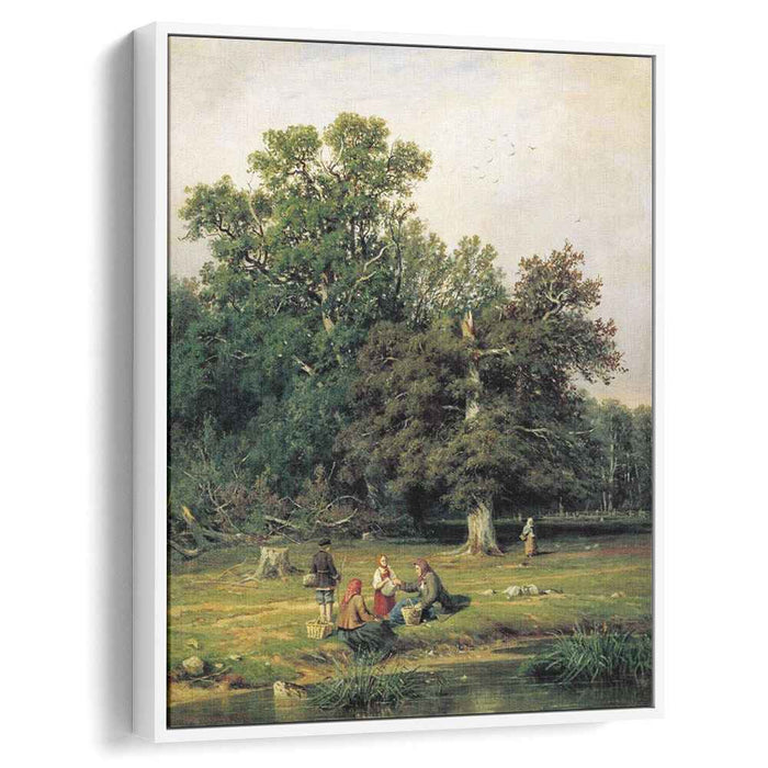Gathering Mushrooms (1870) by Ivan Shishkin