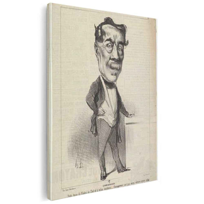 General Changarnier by Honore Daumier