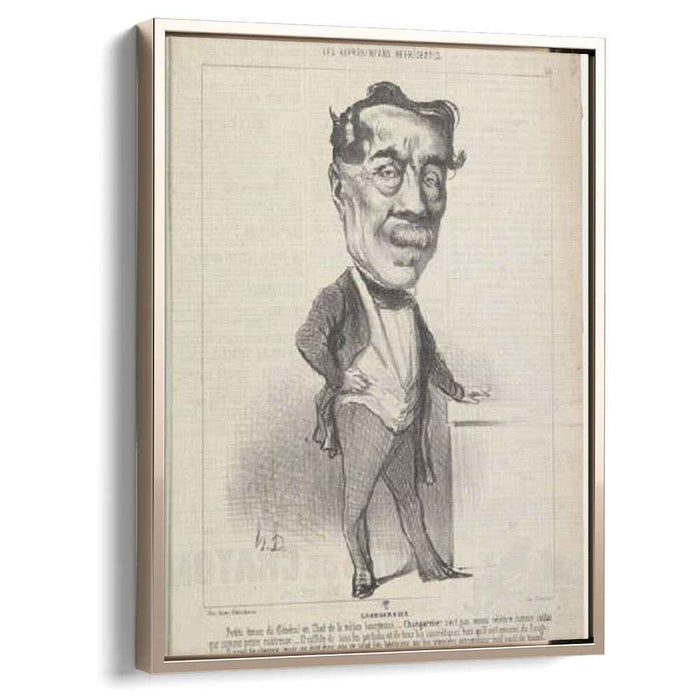 General Changarnier by Honore Daumier