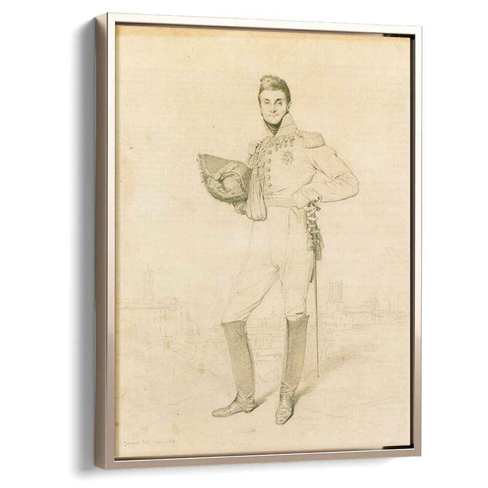 General Louis-Etienne Dulong de Rosnay (1818) by Jean Auguste Dominique Ingres