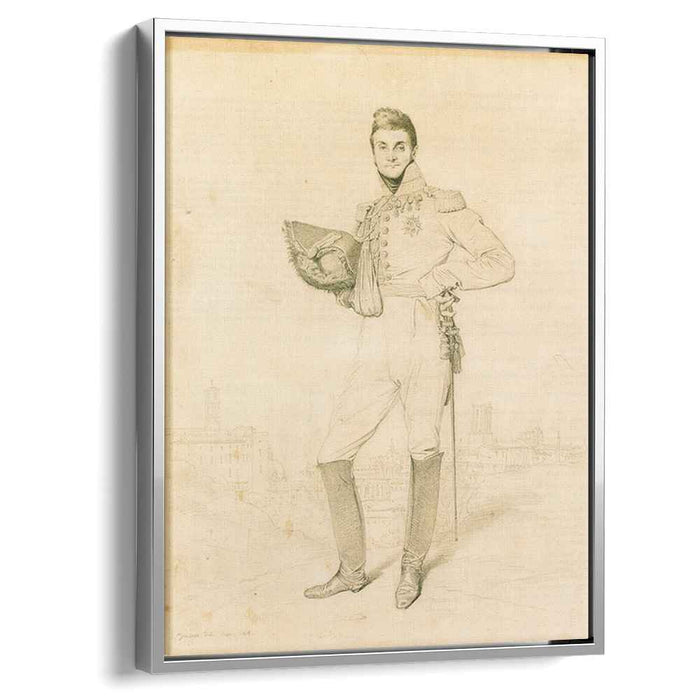 General Louis-Etienne Dulong de Rosnay (1818) by Jean Auguste Dominique Ingres