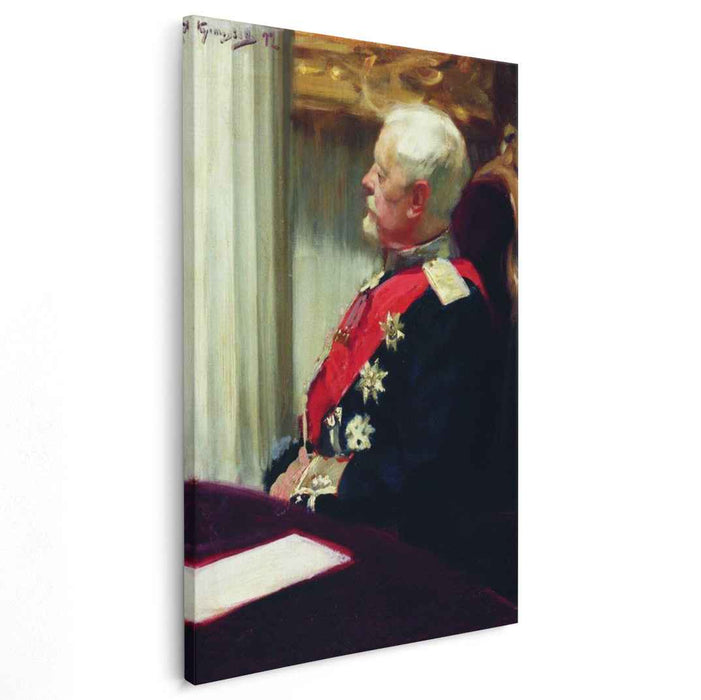 General of Infantry Christopher Roop (1902) by Boris Kustodiev