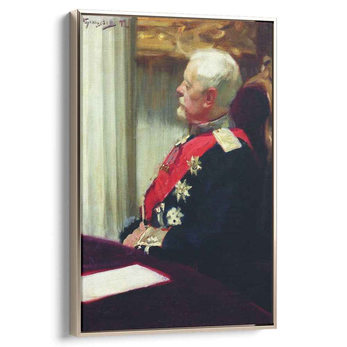General of Infantry Christopher Roop (1902) by Boris Kustodiev