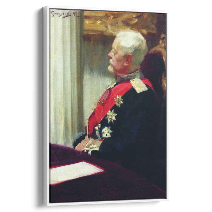 General of Infantry Christopher Roop (1902) by Boris Kustodiev