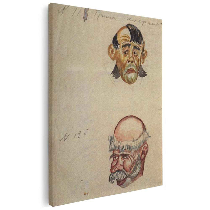 Generals (1926) by Boris Kustodiev