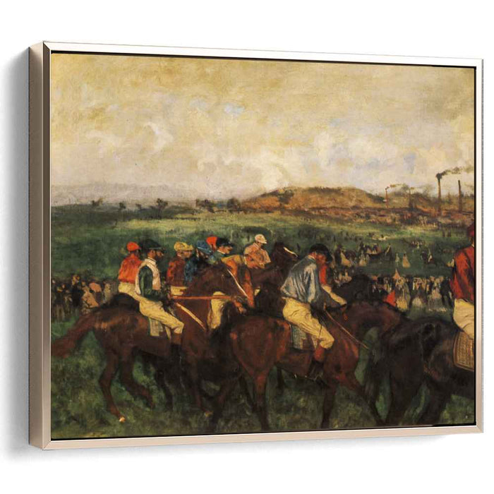 Gentlemen Jockeys before the Start (1862) by Edgar Degas