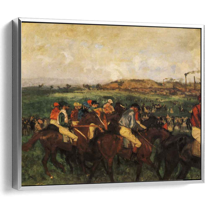 Gentlemen Jockeys before the Start (1862) by Edgar Degas