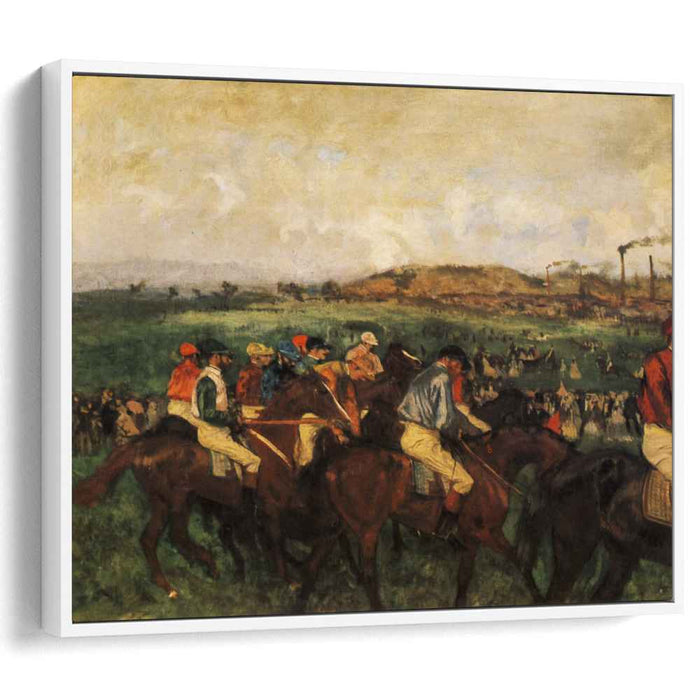 Gentlemen Jockeys before the Start (1862) by Edgar Degas