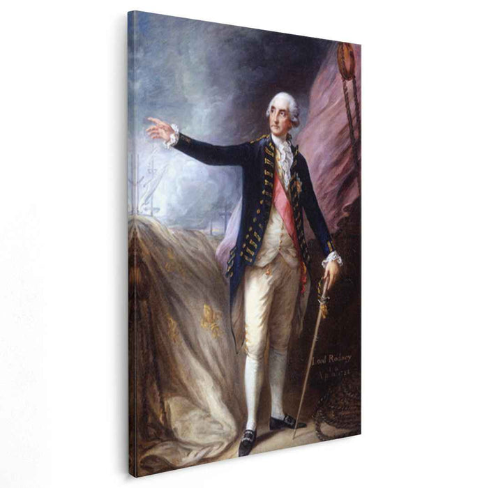 George Brydges Rodney, Admiral of the White by Thomas Gainsborough