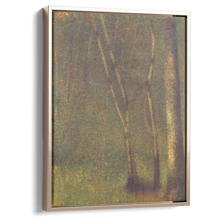 The Forest at Pontaubert (1881) by Georges Seurat