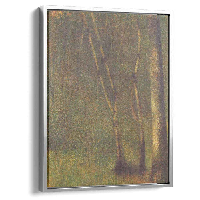 The Forest at Pontaubert (1881) by Georges Seurat