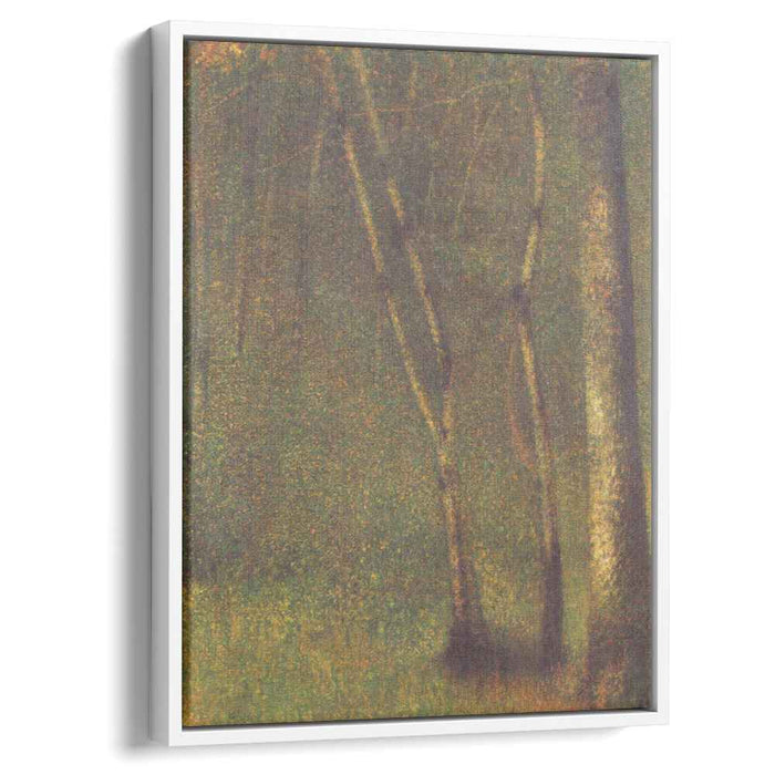 The Forest at Pontaubert (1881) by Georges Seurat