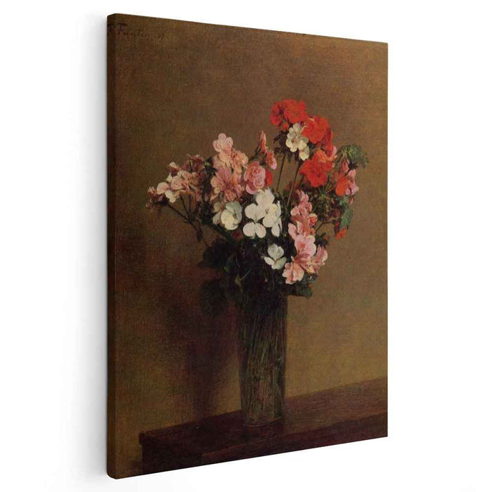 Geraniums (1888) by Henri Fantin-Latour