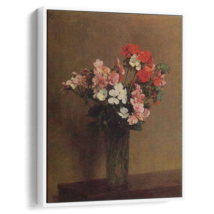 Geraniums (1888) by Henri Fantin-Latour