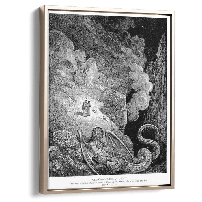 Geryon--Symbol of Deceit by Gustave Dore