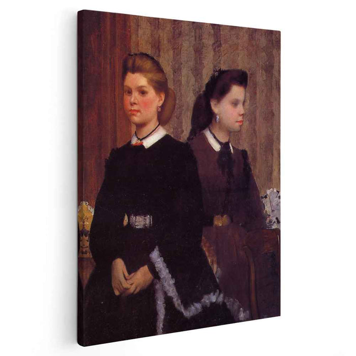 Giovanna and Giulia Bellelli (1866) by Edgar Degas