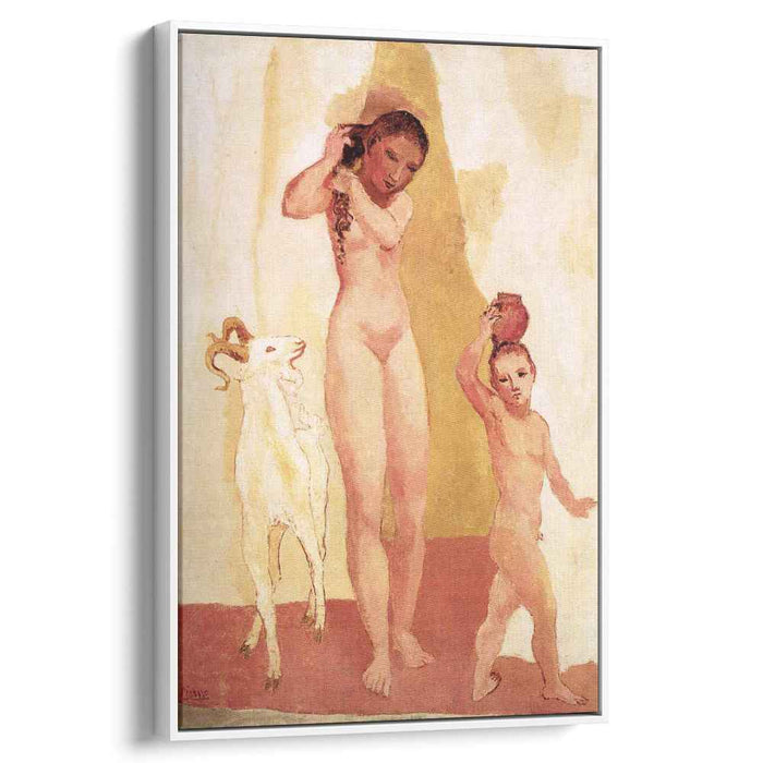 Girl and goat (1906) by Pablo Picasso