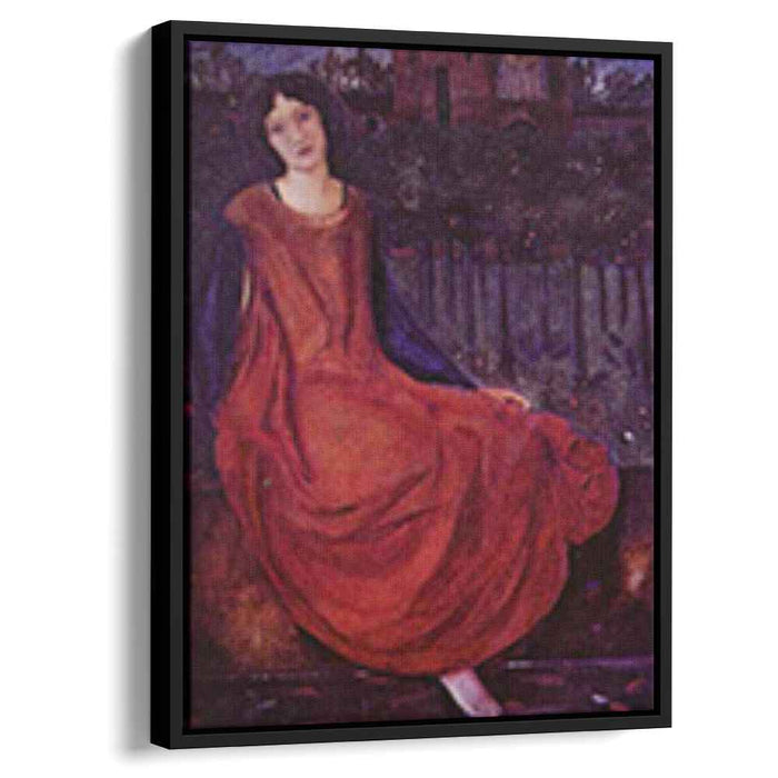 Girl and Goldfish (1861) by Edward Burne-Jones