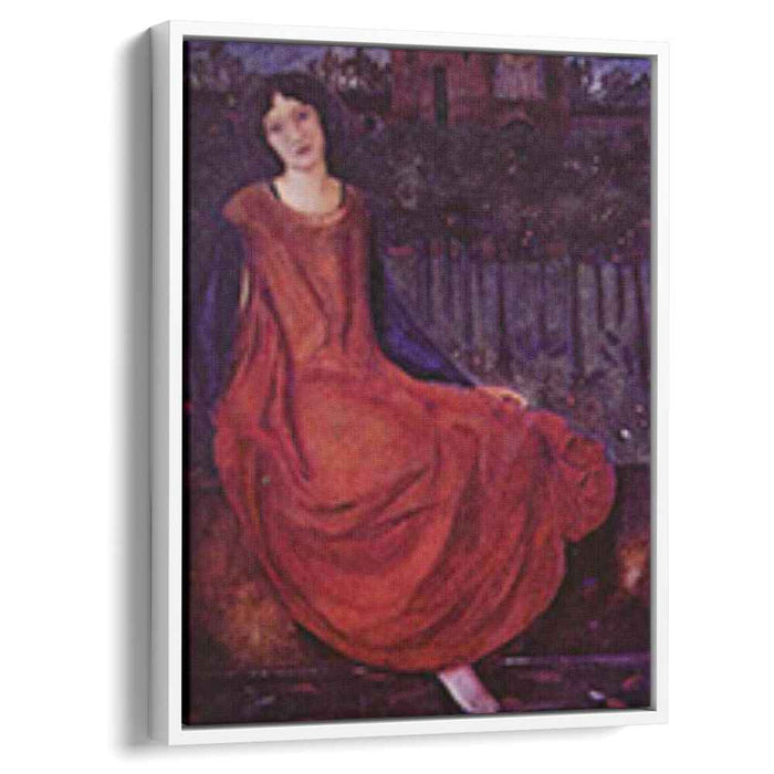 Girl and Goldfish (1861) by Edward Burne-Jones