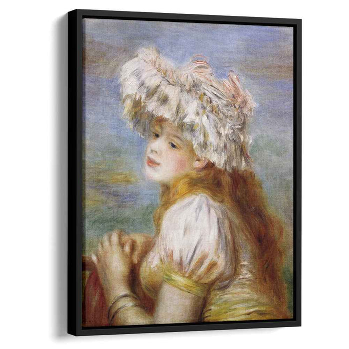 Girl in a Lace Hat (1891) by Pierre-Auguste Renoir