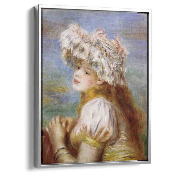 Girl in a Lace Hat (1891) by Pierre-Auguste Renoir