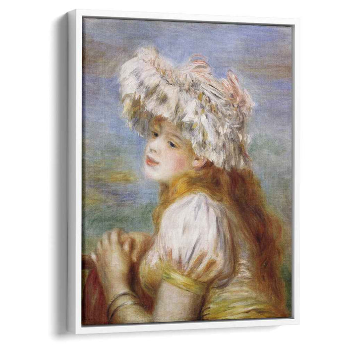 Girl in a Lace Hat (1891) by Pierre-Auguste Renoir
