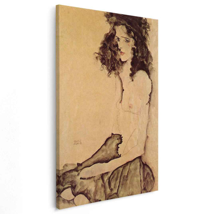 Girl in Black (1911) by Egon Schiele