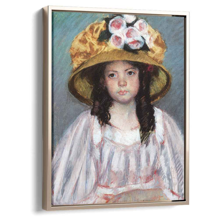 Girl In Large Hat (1908) by Mary Cassatt