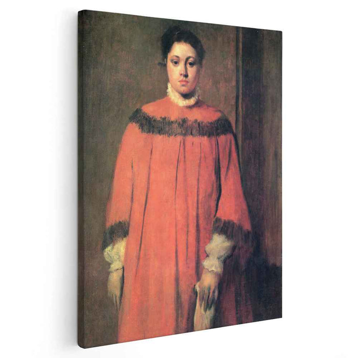 Girl in Red (1866) by Edgar Degas