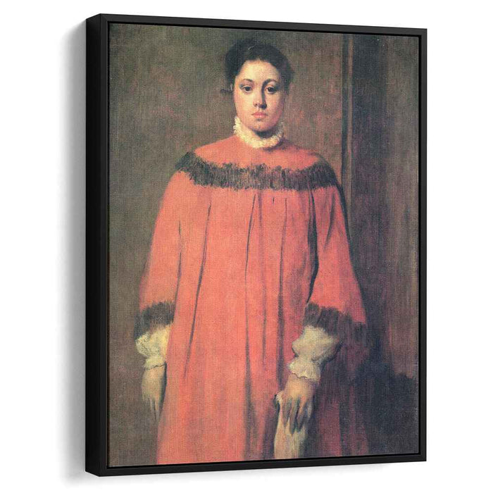 Girl in Red (1866) by Edgar Degas