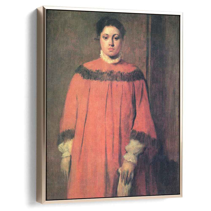 Girl in Red (1866) by Edgar Degas