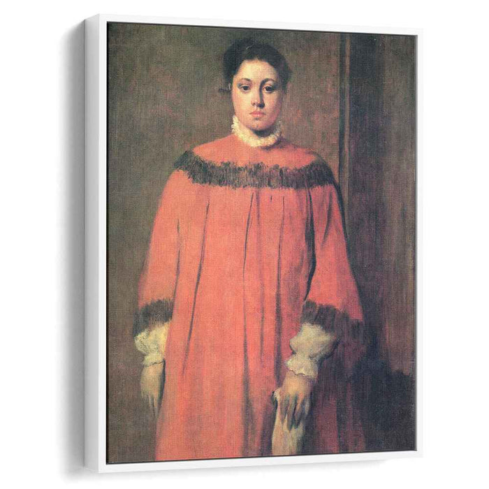 Girl in Red (1866) by Edgar Degas