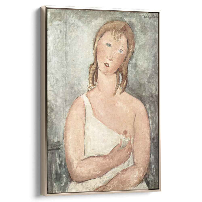 Girl in the shirt (Red-haired girl) (1918) by Amedeo Modigliani