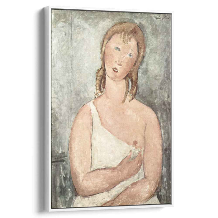 Girl in the shirt (Red-haired girl) (1918) by Amedeo Modigliani