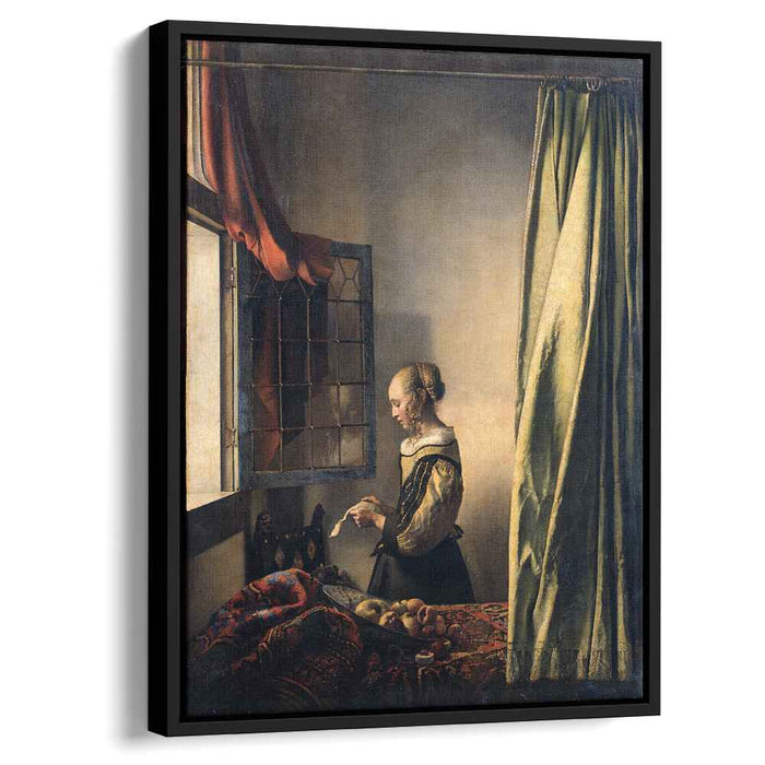 Girl Reading a Letter at an Open Window (1657) by Johannes Vermeer