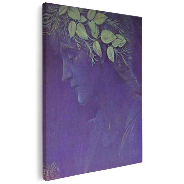 Girl's Head (1897) by Edward Burne-Jones