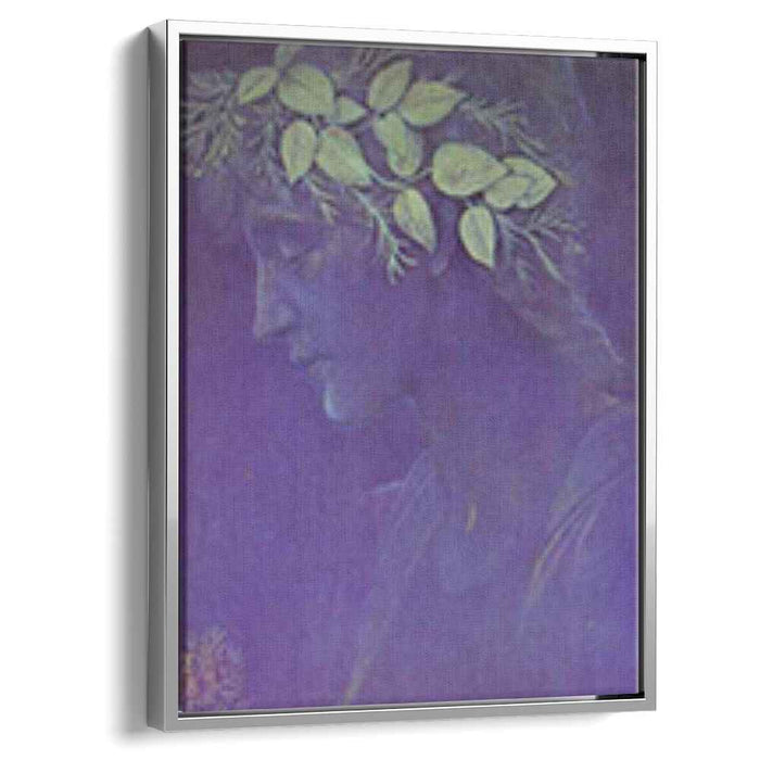 Girl's Head (1897) by Edward Burne-Jones