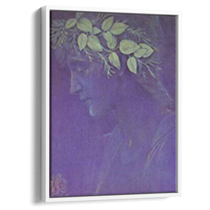 Girl's Head (1897) by Edward Burne-Jones