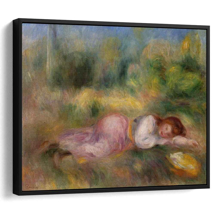 Girl Streched out on the Grass (1890) by Pierre-Auguste Renoir
