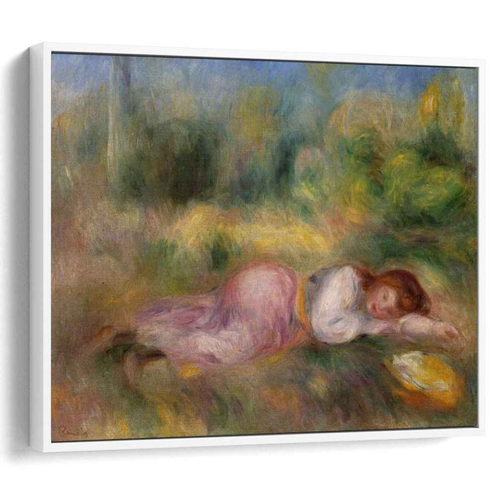 Girl Streched out on the Grass (1890) by Pierre-Auguste Renoir