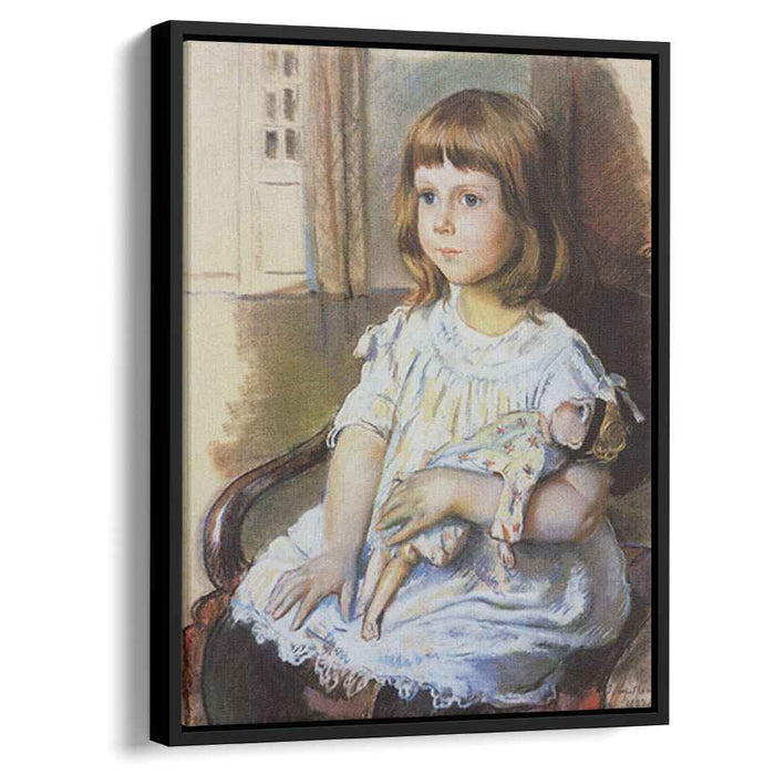 Girl with a Doll (1921) by Zinaida Serebriakova