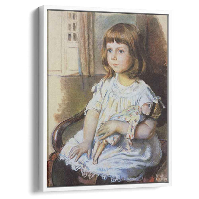 Girl with a Doll (1921) by Zinaida Serebriakova